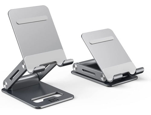 Folding Silver Mobile Phone Stand 0