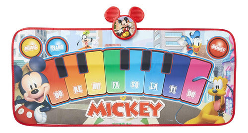 Alfombrilla De Baile Mickey Mouse Con Piano, 120 X 40 Cm 0