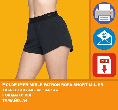 TRB Printable Pattern Mold Women's Shorts Promo 2x1 1