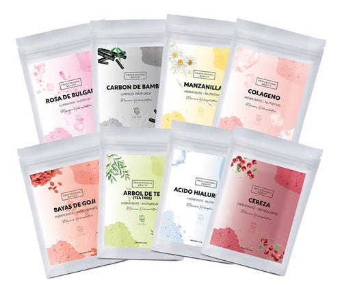 **Revitalize Your Skin with Our Kit of 8 Hydroplastic Jelly Masks!** - Kit X 8 Jelly Mask - Mascarillas Hidroplásticas En Polvo