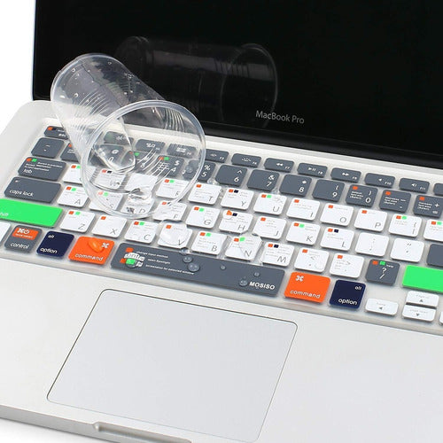 Mosiso - Keyboard Cover Compatible With Mac OS X OSX-M 3