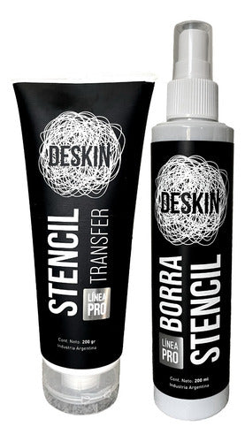 Deskin Stencil Transfer + Borra Stencil Tattoo 200g 0