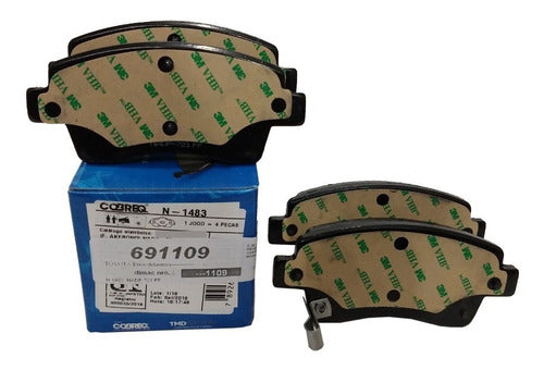 Bosch Brake Disc and Cobreq Brake Pads Set for Toyota Etios 1