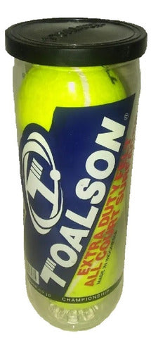 Toalson Extra Duty Felt Tennis Balls - 2 Tubes of 3 Balls Each 3