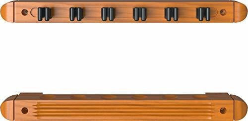 Fat Cat Wall Mounted Hardwood Billiard/Pool Cue Rack - 2 Pieces 3