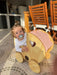 Zatrapeando Wooden Doll Stroller with Woven Details 0