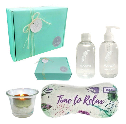 Zen Jasmine Aromatherapy Gift Box for a Blissful Christmas - Set Aroma Regalo Navidad Gift Box Zen Jazmín Kit Spa N45
