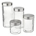 Mobi Deco Set of 4 Cylindrical Jars with Lid 4