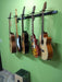 Volks Wall Mount for 5 Electric Guitars, Acoustic Guitars, and Bass 7