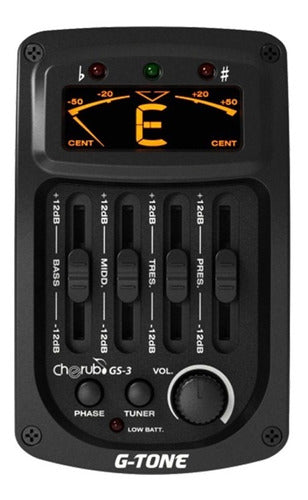 Cherub GS-3 4-Band Guitar Equalizer with Tuner 0