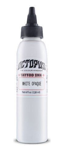 Octopus Pigment White Opaque 4oz Tattoo Ink 0