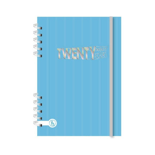 RY Agenda Celeste 2024 12 X 17 Espiralada Diaria Premium 0