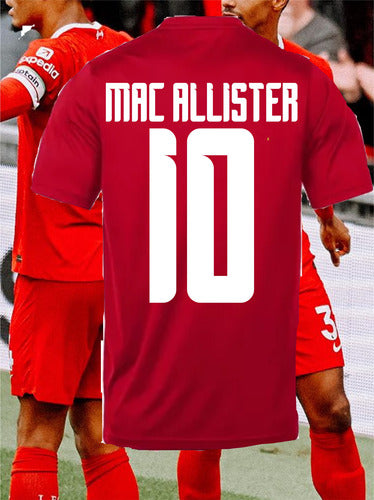 Liverpool 10 C Custom Name Jersey - Mac Allister 1