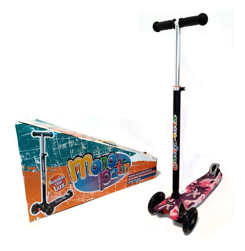 Faydi Kids Graffiti 3-Wheel Scooter Pink 0028 Premium 0