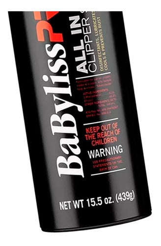 BaByliss All In One Clipper Lubricant Disinfectant x3 4