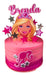 Adorno Barbie Pelicula Cake Topper Personalizado Cumpleaños 0