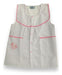 Girls' Primary School Sleeveless Embroidered Apron T-18 2