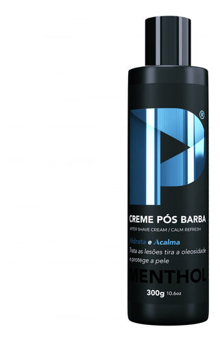 Creme Pós Barba Play Barber 300g Menthol Pós Barbear Unidade 0