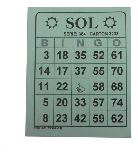 500 Bingo Cards Colored Paper 1