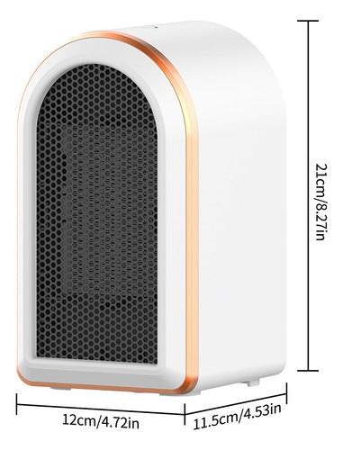 Aquecedor De Ambiente Portátil Pequeno Usa Termostato De Amb 1