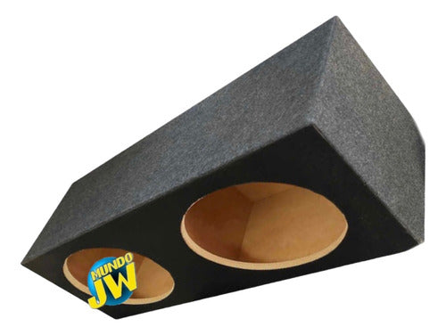 JW Double 6x9 Inch Acoustic Box Upholstered Litrada Mundojw 1