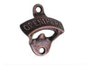 Los Halcones Metal Wall Bottle Opener - Open Here - Copper x 10 0