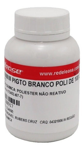 Pigmento Branco P Resinas Poliester Epoxi Artesanato E+ 100g 0