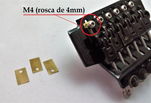 Calço Latão Individual P/ Saddles Ponte Ibanez Edge C/ 12und 4