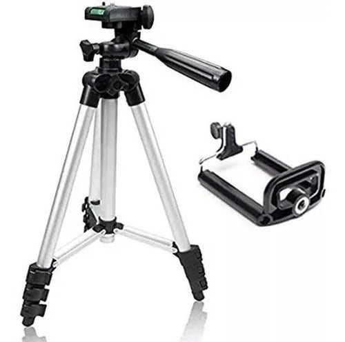 GENÉRICA Tripod Aluminum Folding + Mobile Phone Adapter Free Shipping 0