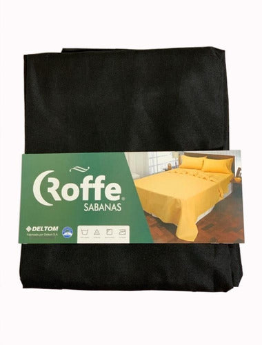 Pack of 3 Adjustable Queen Size Sheets 220 X 240 Cm - Roffe 13