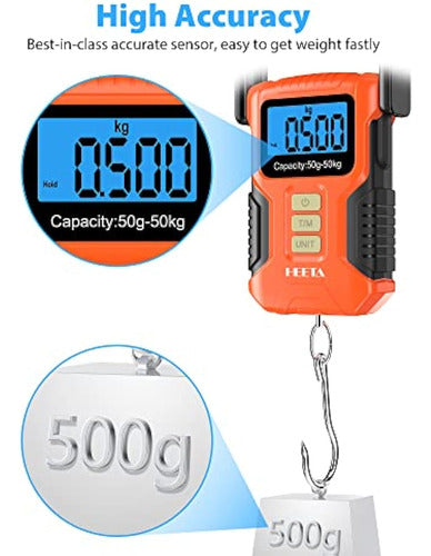 Heeta Waterproof Fishing Scale, Digital Fish Scale 1