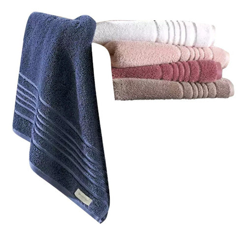 Döhler Rubi Jacquard Bath Towel 90 X 150 2