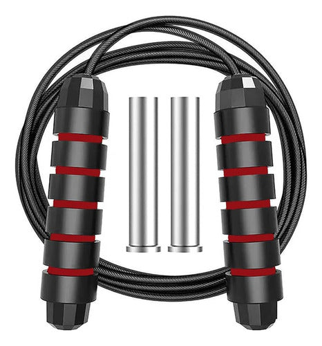 BE BIO Jump Rope with Weight for Indoor and Outdoor Fitness Training 6