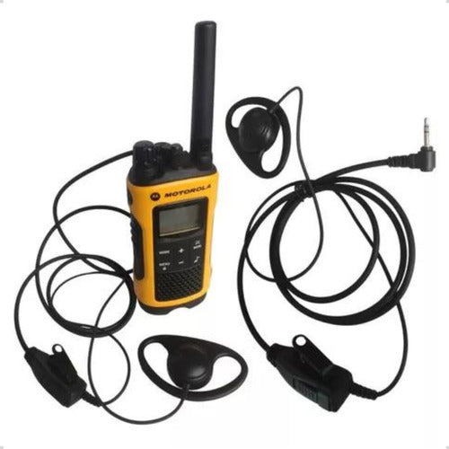 Kit 2 Fone De Ouvido Microfone Radio Comunicador Motorola P1 0