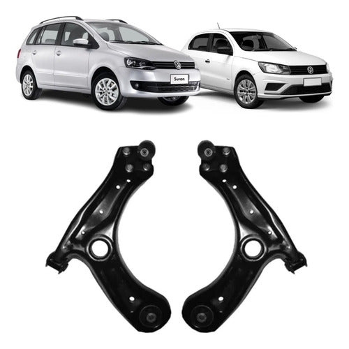 Kit x2 Grill Suspension Set VW Crossfox Year 2014 to 2023 0