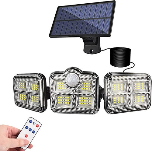 Soled Solar LED Floodlight 122 LEDs Exterior Coverage 270º 0