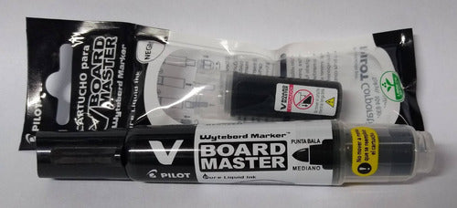 Pilot V Board Master Whiteboard Marker + Replacement Cartridge 1