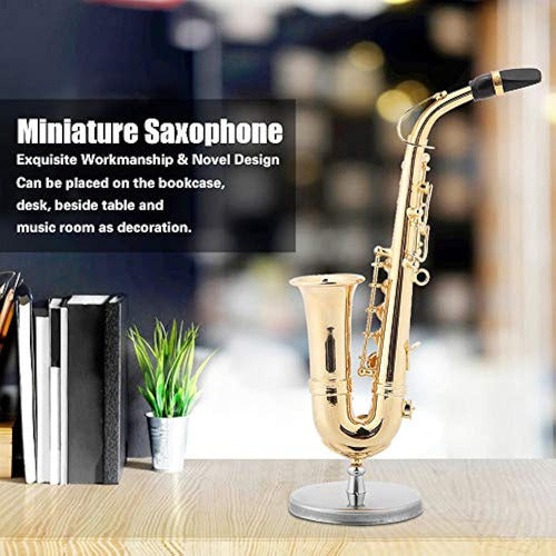 Zjchao Miniature Alto Saxophone Delicate Instrument Decoration 1