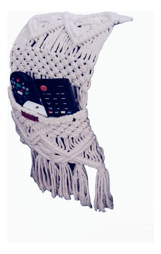 Lamonna Macramé Remote Control Organizer for Sofa 0