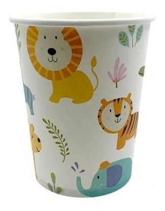 Universo Mágico Vaso Animalitos De La Selva X 10 U 1