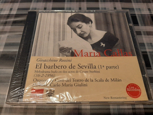 María Callas - El Barbero De Sevilla - Cd Importado Nuevo 0