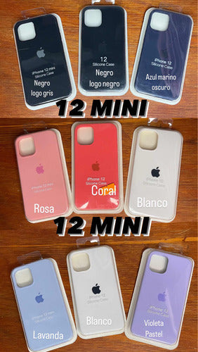 Silicone Case Funda iPhone 12, 12 Mini, 12 Pro, 12 Pro Max 4