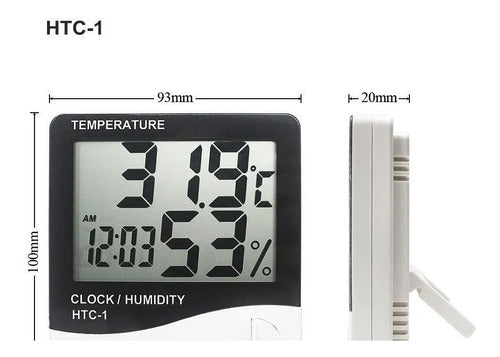 Neutroni Hygrometer Digital Thermometer Humidity Clock Alarm 5