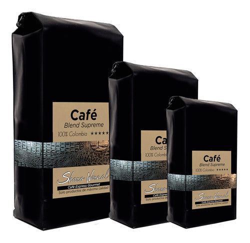 Sharo Wernal Café Granos Blend Supreme Colombia Expreso 1 Kg 2