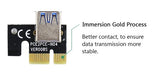 PCI-E 1X to 16X V009S Plus USB3.0 Cable Mining Rig Riser 5