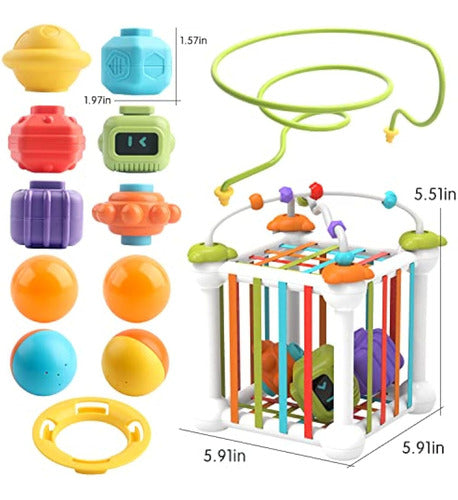 Montessori Toys for 1-Year-Olds, Baby Shape Sorter Toy 5