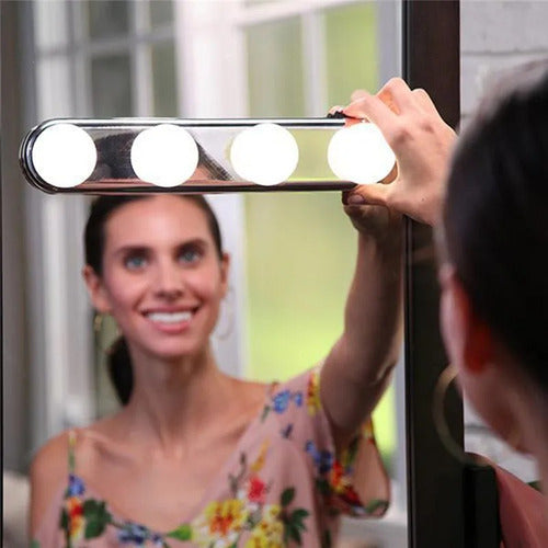 Imperio Electronico LED Makeup Mirror Lights X4 Suction Cups Perfect for Photos Videos 1