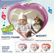 Rotating Musical Heart-shaped Photo Frame - 2 Photos 3 Melodies 2