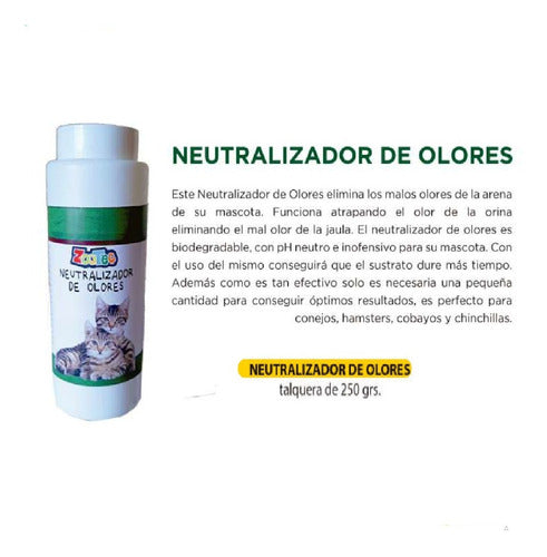 Zootec Talco Neutralizador De Olor Para Piedras Sanitarias De Gatos 1