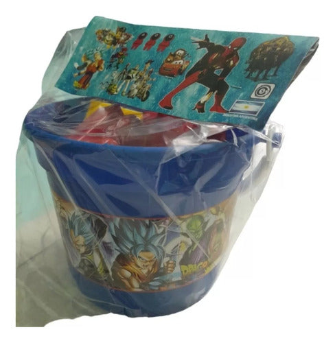 R y V Toys 10 Set Beach Bucket with Shovel and Rake 1